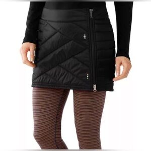 Smartwool Smartloft Zip Skirt Black Size XL Excellent Condition